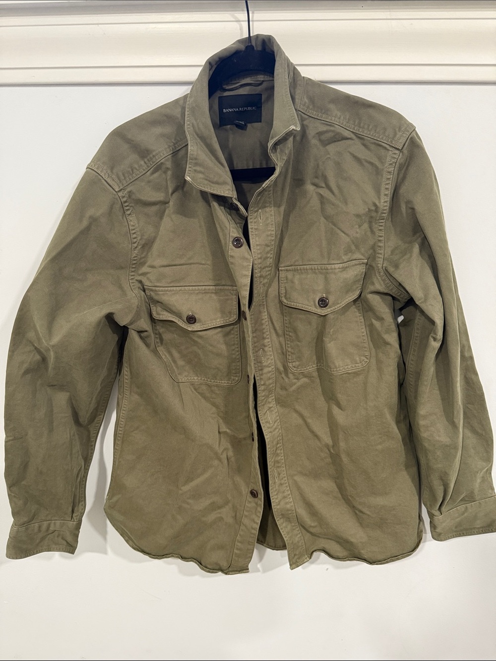 Banana Republic Olive Utility Field Jacket